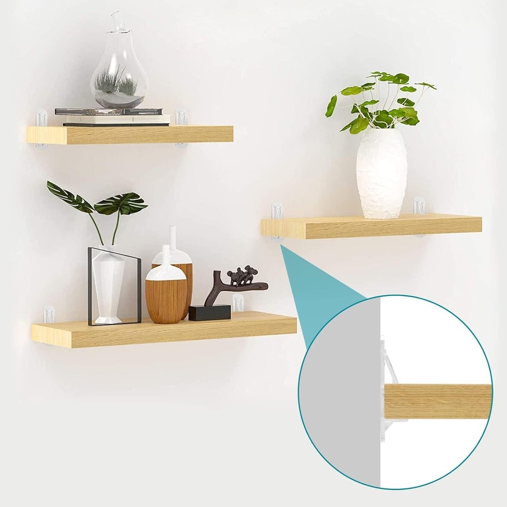 20 Pack Plastic Shelf Support Pegs Clear Self Locking 6mm Pins for Kitchen Book