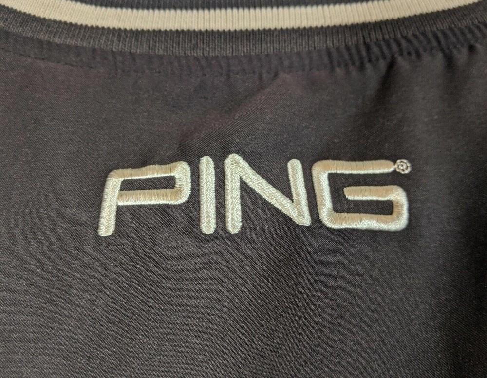 Ping Golf Vest Mens Large Pullover Black