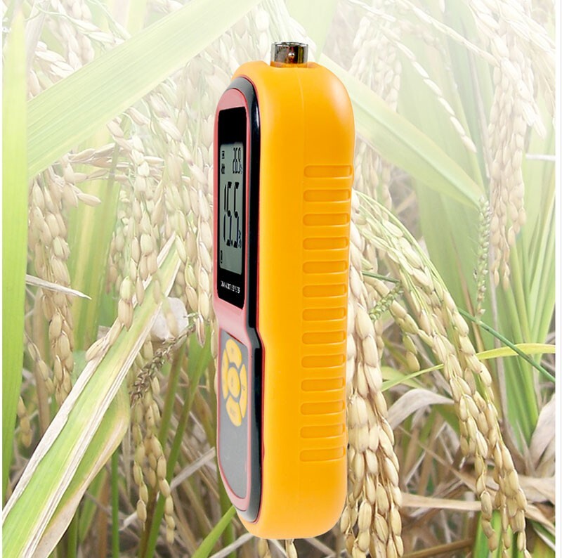 Grain Moisture Meter Tester Temperature and Humidity Detector Data Saving