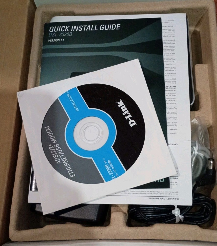 D-Link ADSL2/2+ Modem/Wireless Router