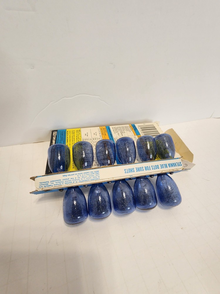 Vintage Sylvania Blue Dot Flash Bulbs M3B In Box