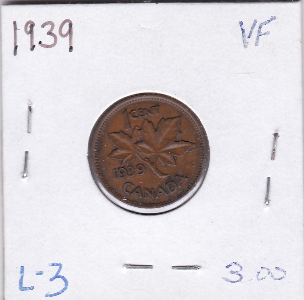 1939 Canada 1 Cent L3