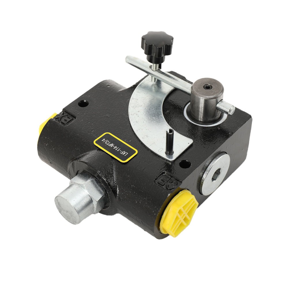 Hydraulic Flow Control Valve w/ Relief 3/4” NPT Adjustable Variable Directional