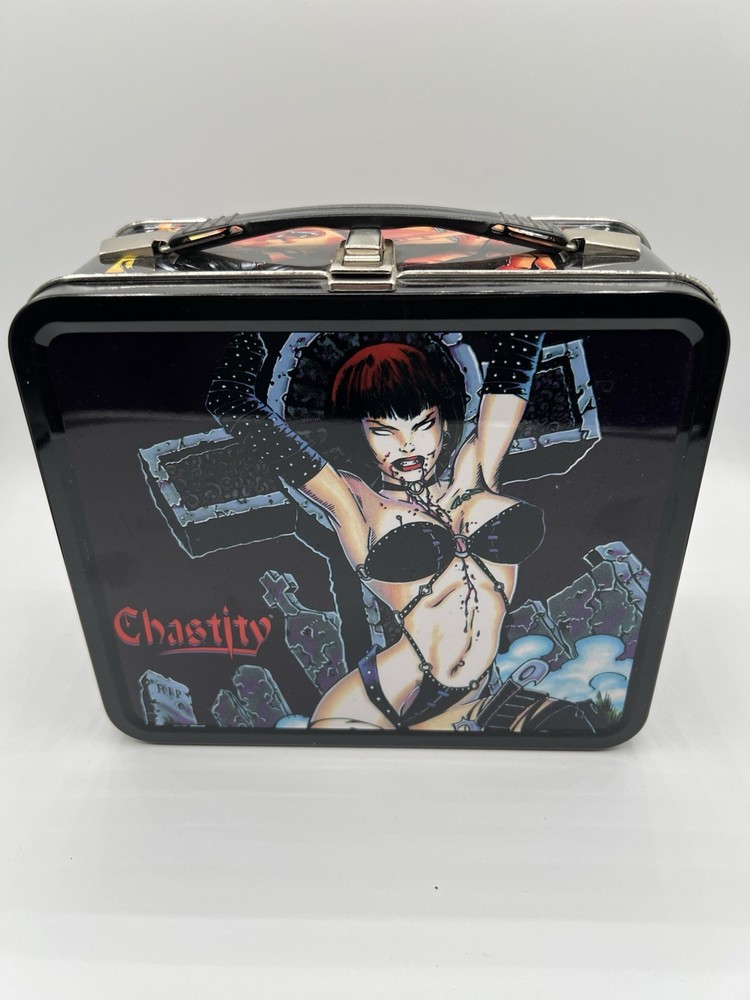 Empty Tin Lunchbox Chastity Chaos Comics Dynamic Forces 2000
