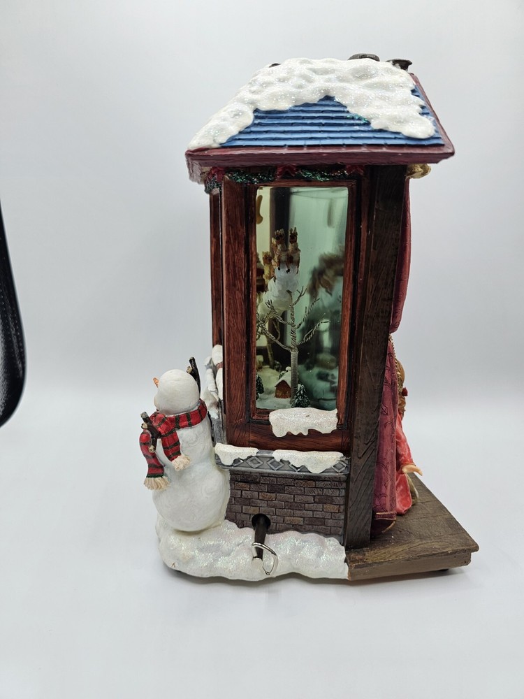 Kirkland windowpane waterglobe (Snowman) Read Description