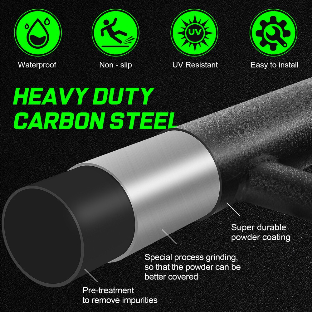 Drop Nerf Bar For 19-24 Silverado/Sierra Crew Cab Running Boards Side Step BOC