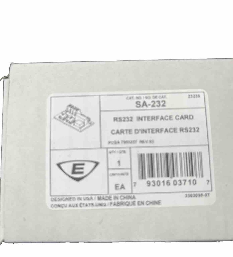 EDWARDS SA-232 Interface Card Brand NEW .
