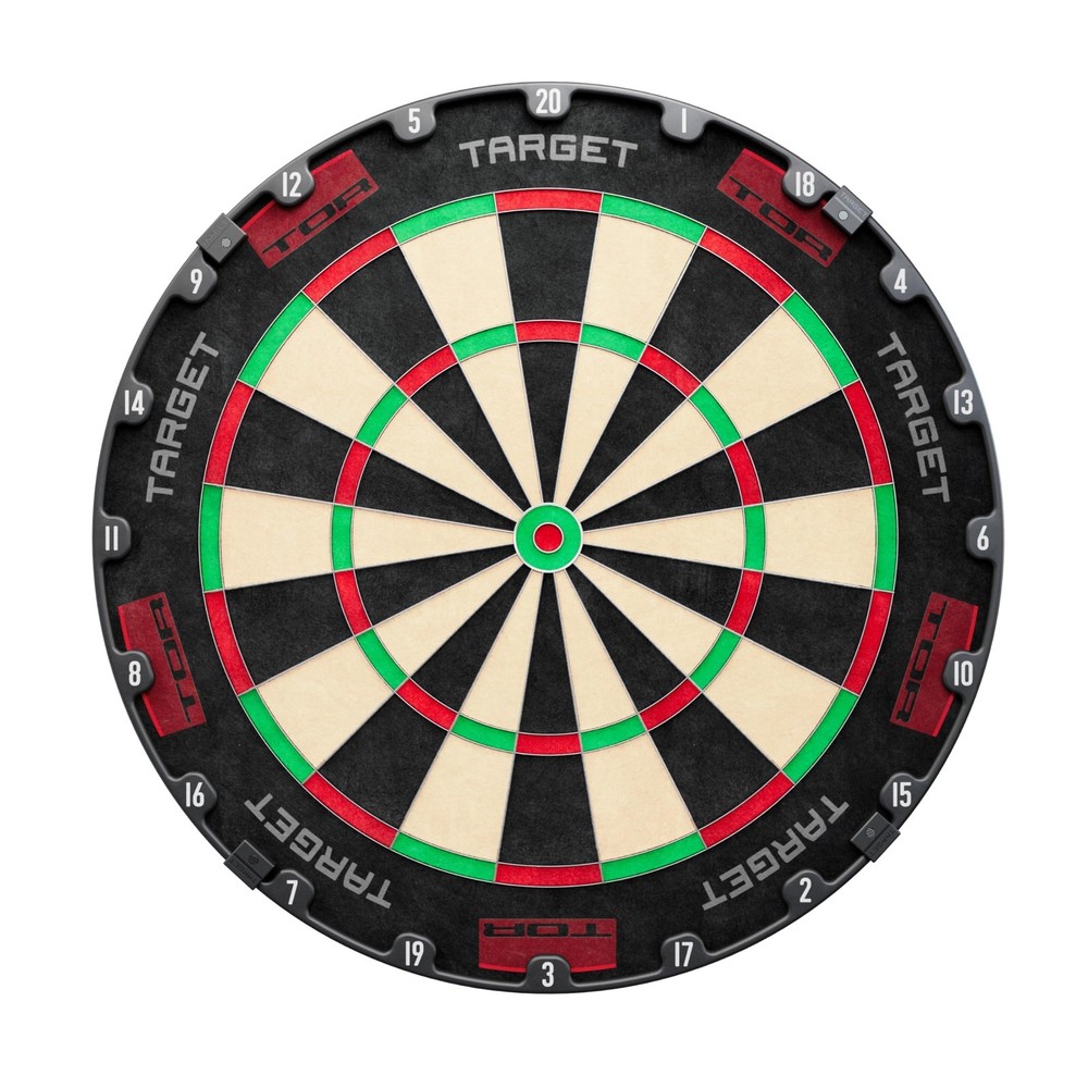 Competition Standard Steel Tip Dartboard Bundle with Fixing Kit & Surrounds - Sp