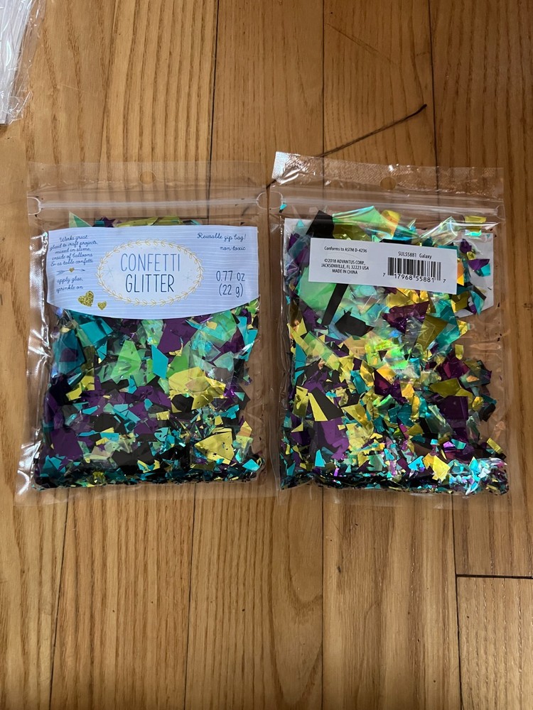 confetti glitter - galaxy
