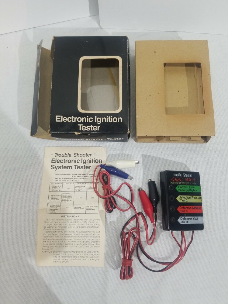 70'S VINTAGE ELECTRONIC IGNITION TESTER