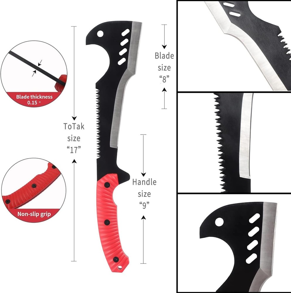 Multi-Use Axe MacheteMachete with Nylon Sheath