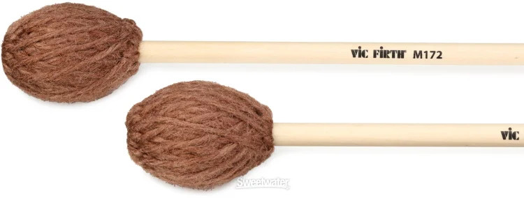 Vic Firth M172 Corpsmaster Multi-Application Marimba Mallets - Hard