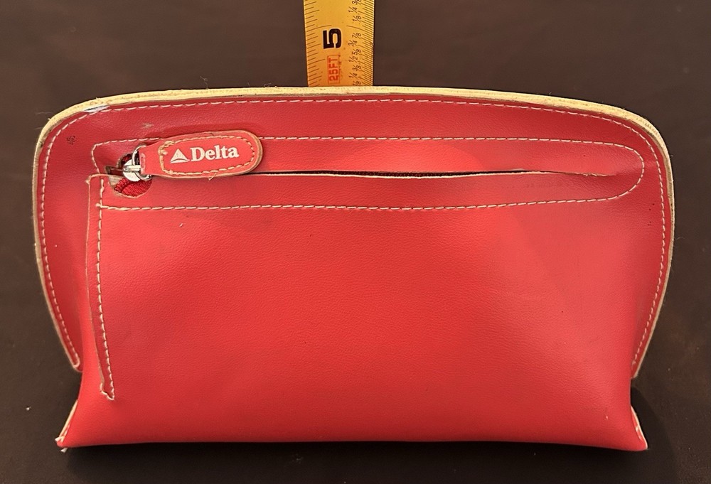 Red Delta Air Lines Amenity Kit Unique