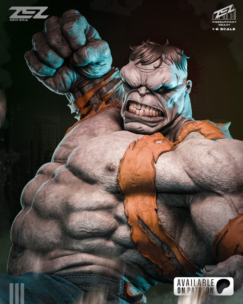Hulk Statue 3D Printed Kit Unpainted/Unassembled