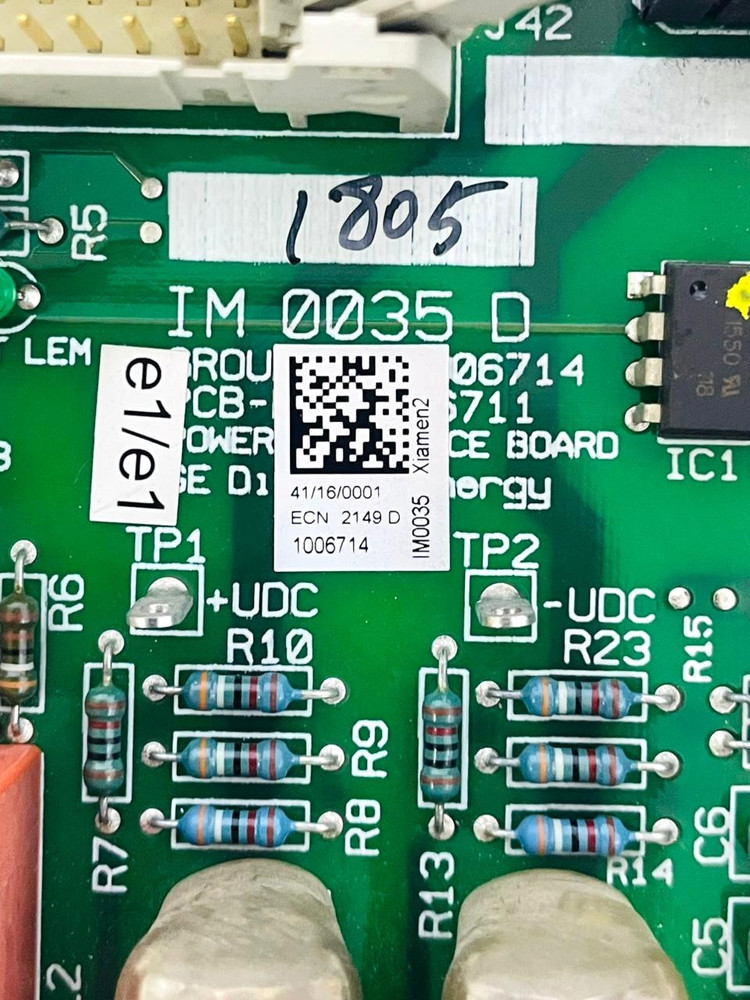 GENERAL ELECTRIC IM0035 D Power Interface Board