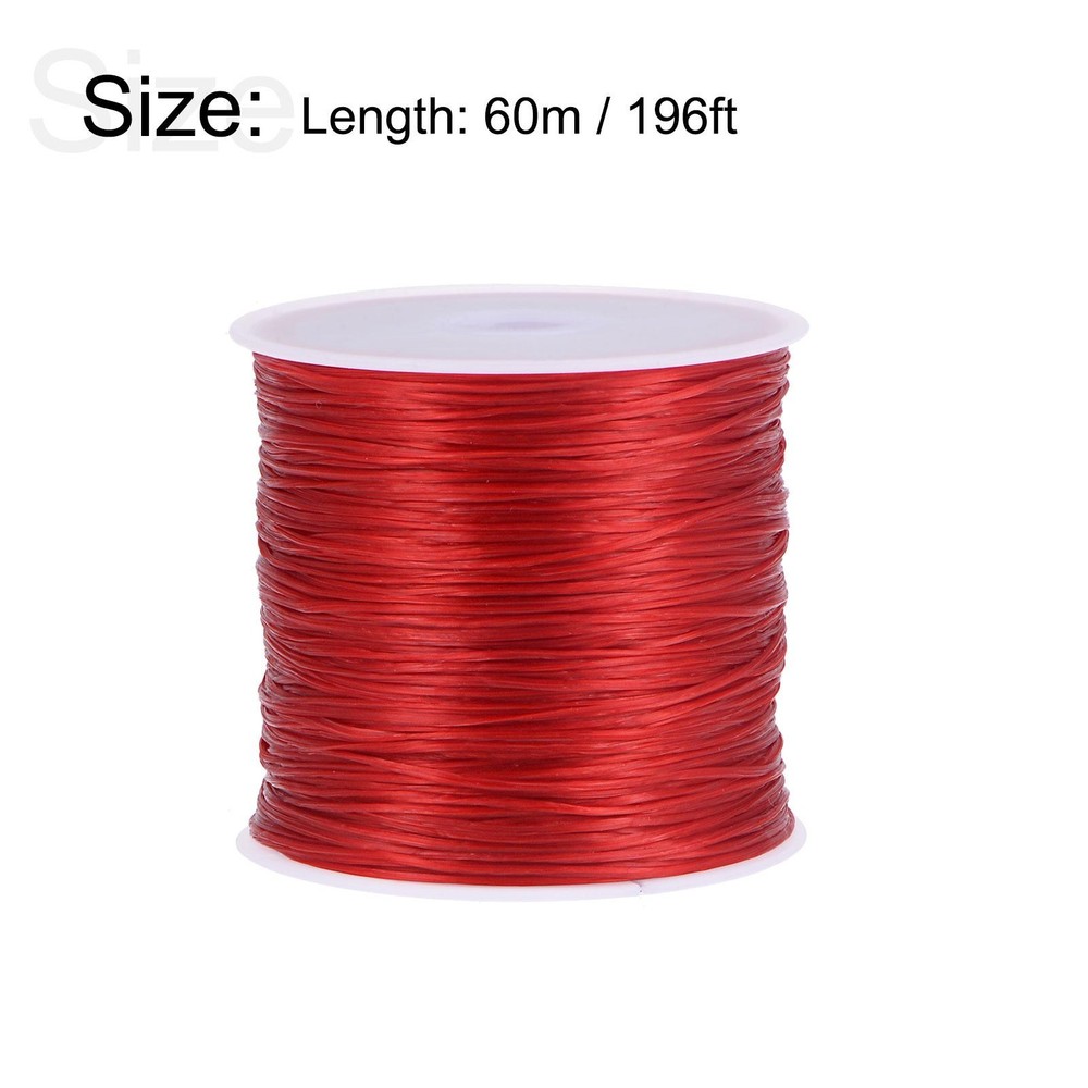 Elastic Cord DIY Making Stretchy String Thread Rope Craft Wire, Burgundy