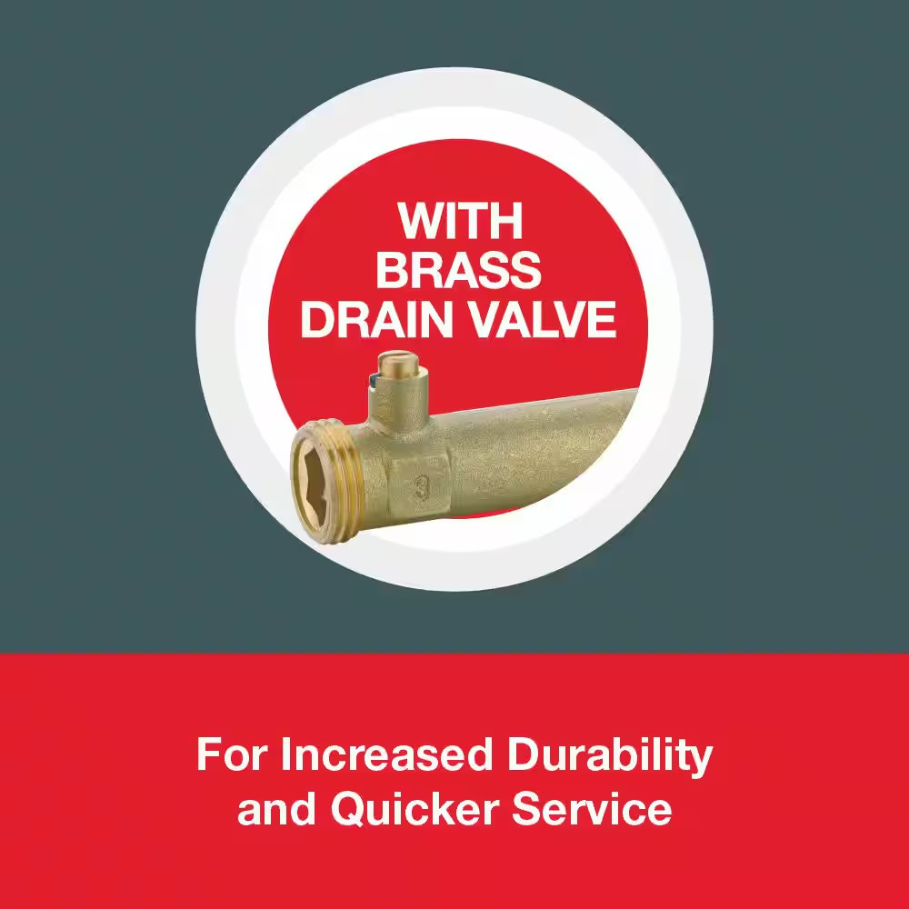 Performance 40 Gal. Medium 3800-Watt Double Element Electric Water Heater with 6