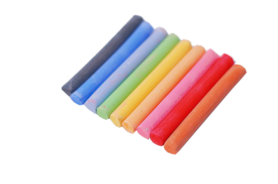 100pc Marking Lumber Layout Blackboard Board Arts Chalk 9 Assorted Colour