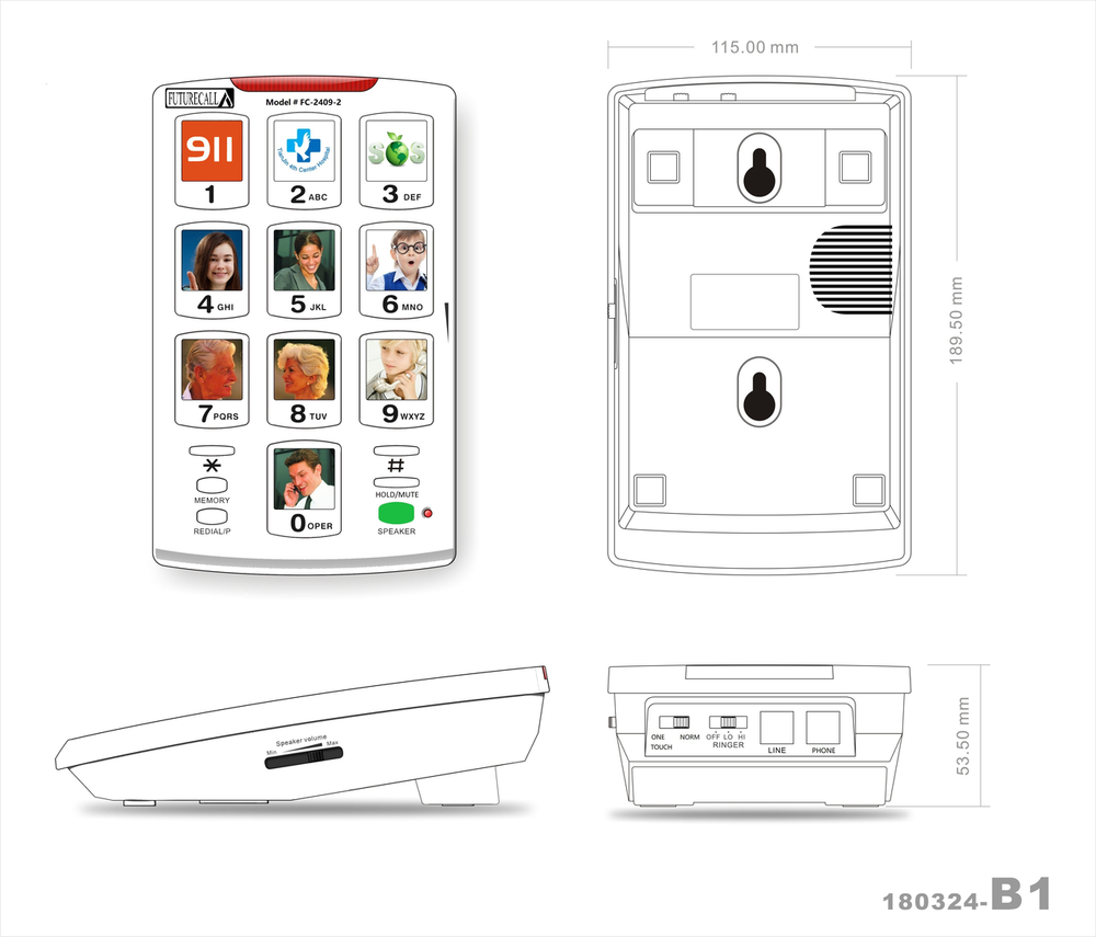 FutureCall Picture Dialer Box