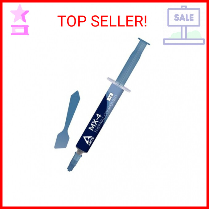 ARCTIC MX-4 (incl. Spatula, 4 g) - Premium Performance Thermal Paste for All Pro