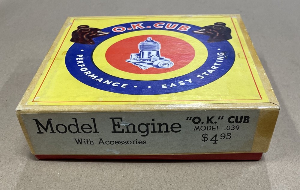 O.K. CUB MODEL ENGINE - OK .039 - NEW - Vintage