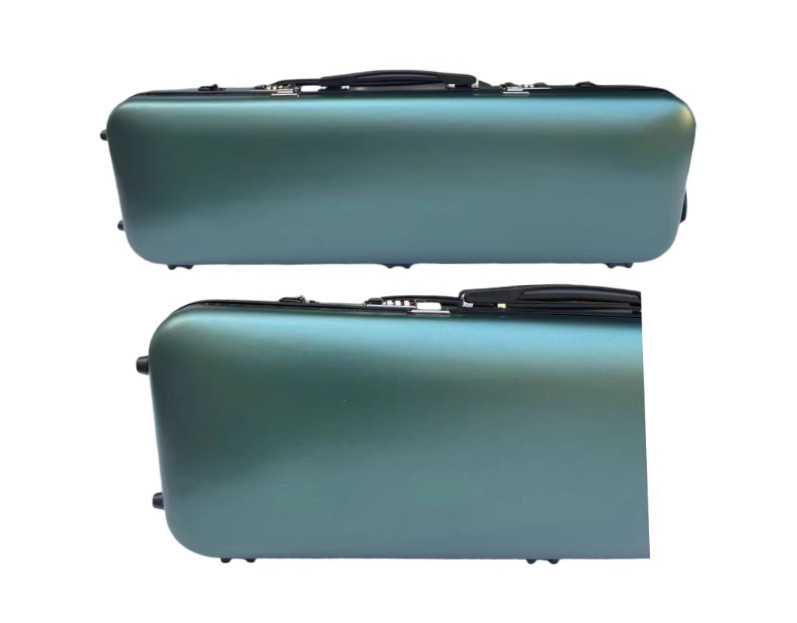 Advanced High Quality Composite PC coded lock abrazine green 4/4 violin case