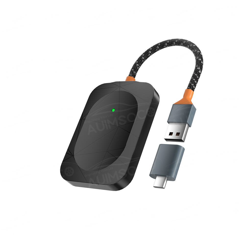 For Apple CarPlay Wireless Adapter Convert Wired to Wireless Plug & Play
