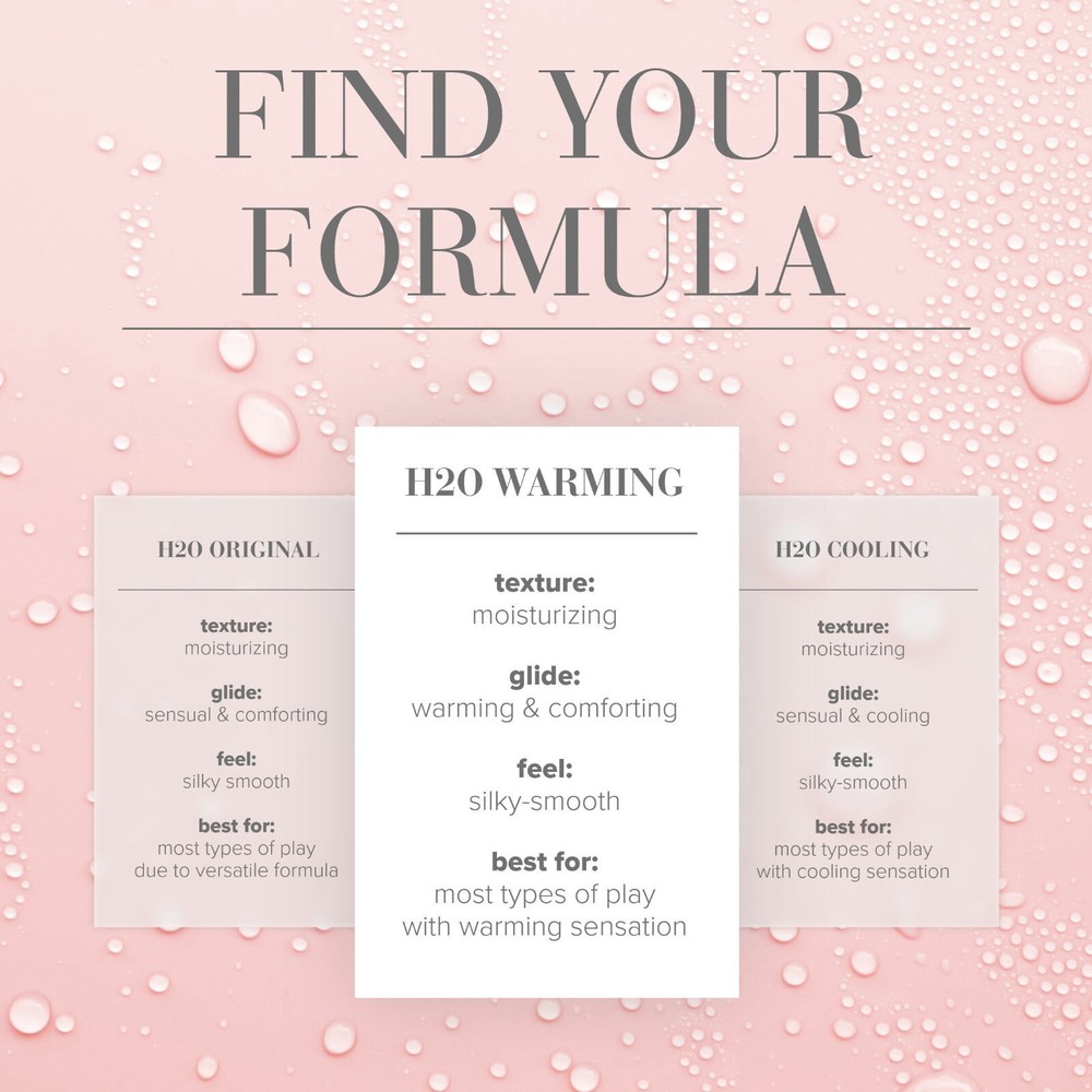 System JO H2O WARMING Silky Smooth Water Based Personal Lube Lubricant