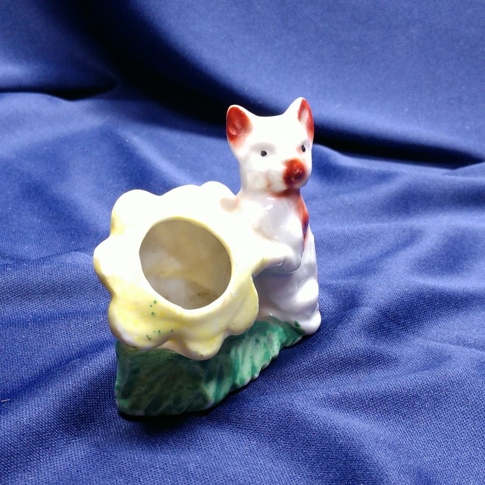 VINTAGE TOOTHPICK HOLDERS PORCELAIN