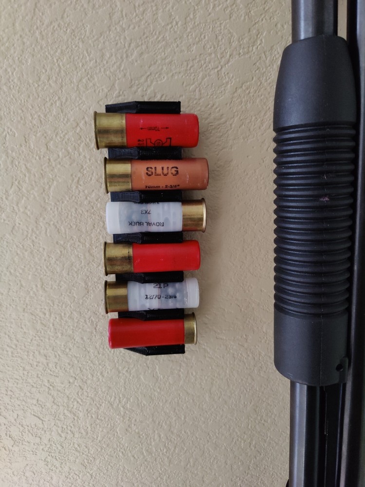 12ga shotgun shell wall mount