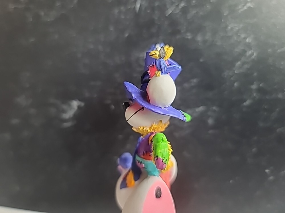 Vintage Scarecrow Mouse Figurine