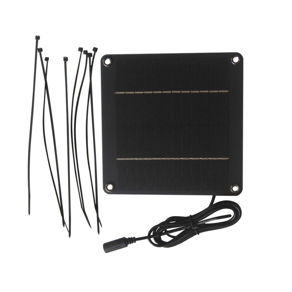 Energy Efficient 12V Solar Panel 1.5 Meter Cable 5521 Female DC Interface