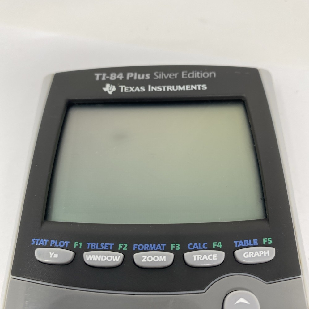 Texas Instruments TI-84 Plus Silver Edition Graphing Calculator -TESTED