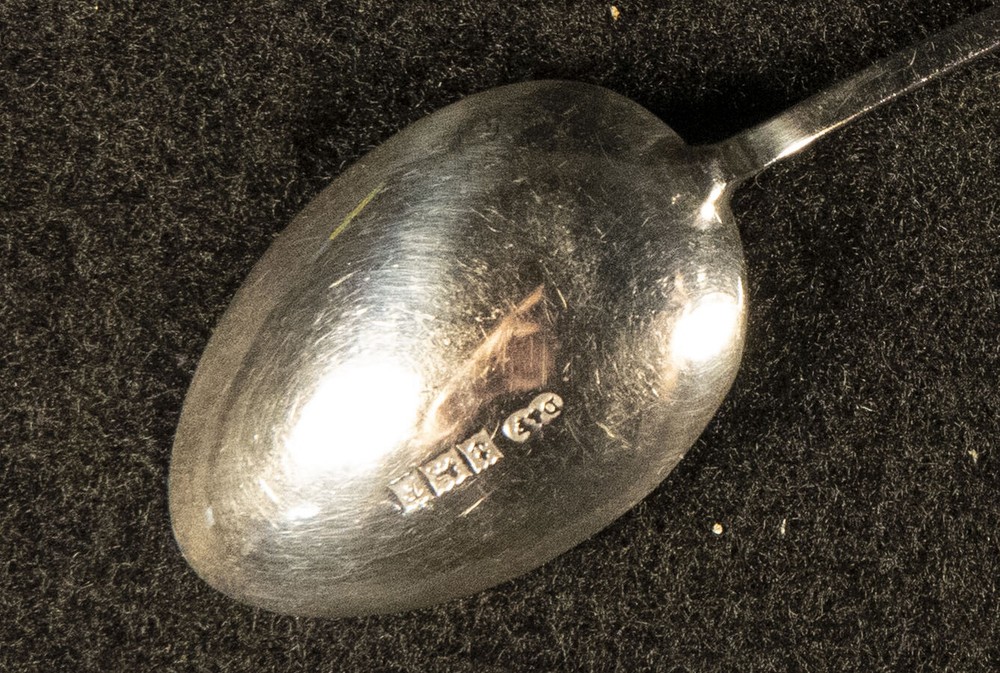 Souvenir Spoon 800 Silver Edinburgh 6.3g 4"