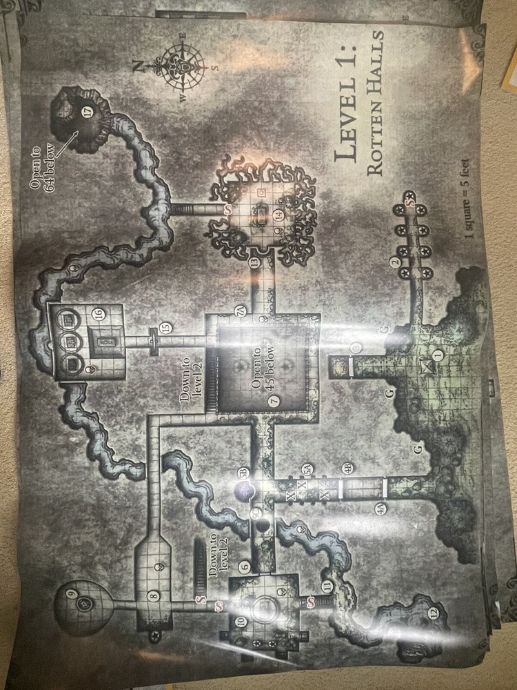 DND Tomb Of Annilation INCLUDES Full Size Maps