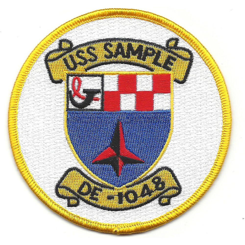 DE-1048 USS Sample Destroyer Escort Patch