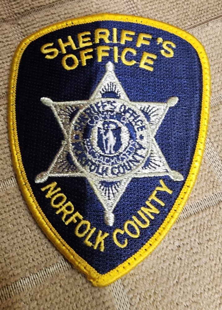 MA Norfolk County Massachusetts Sheriff's Office Patch
