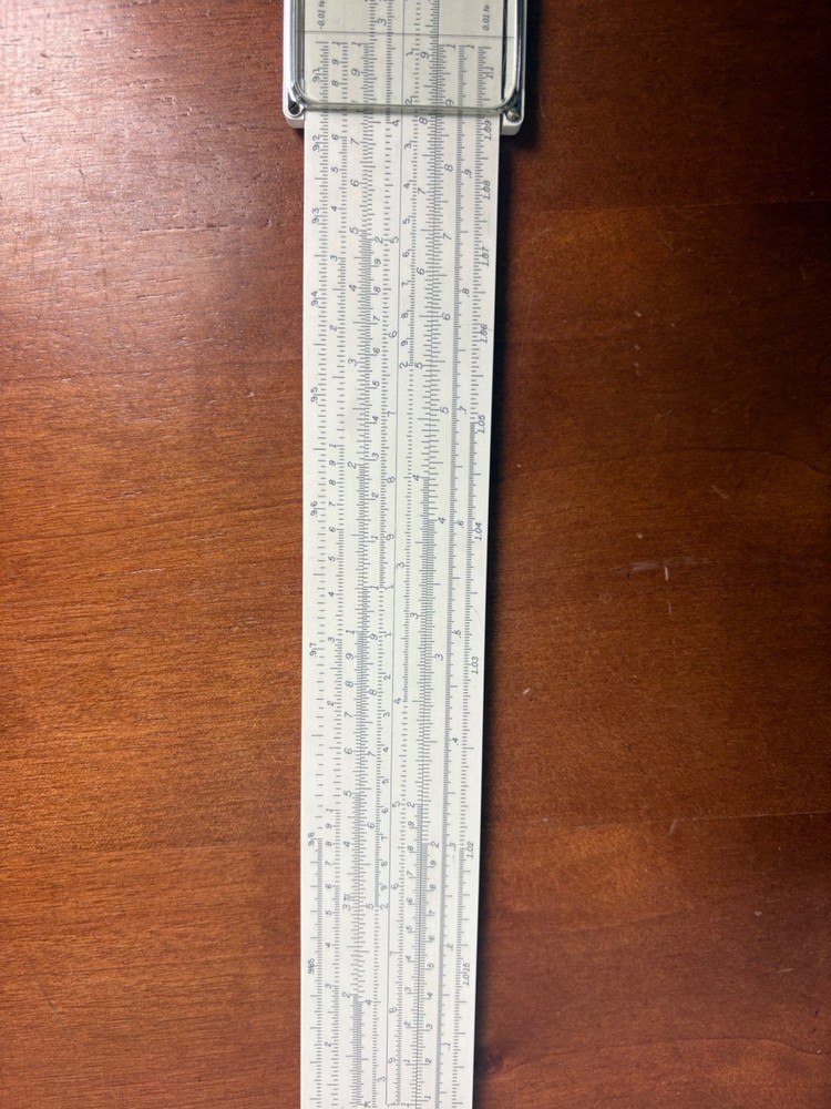 Keuffel & Esser K&E 4081-3 Log Log Duplex Decitrig Slide Rule w/ Case