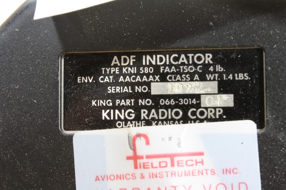 King KNI-580 ADF Indicator 066-3014-01