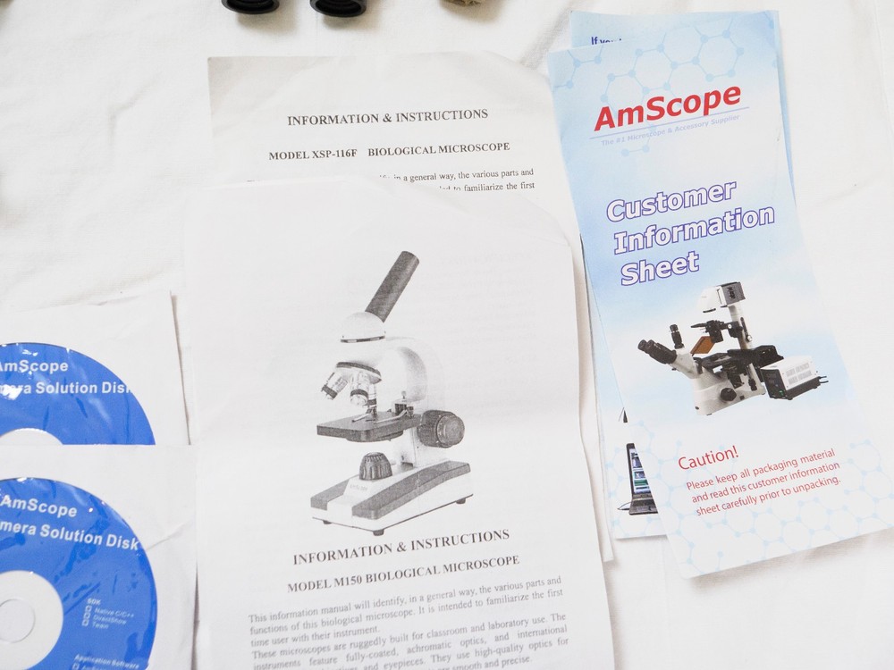 AMSCOPE MD35 MICROSCOPE EYEPIECE CAMERA PN US500350A USB 2.0 VGC
