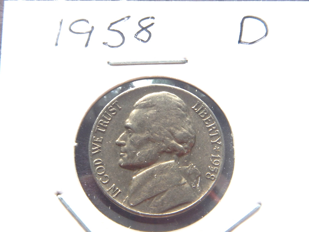 1958 (D) Jefferson Nickel