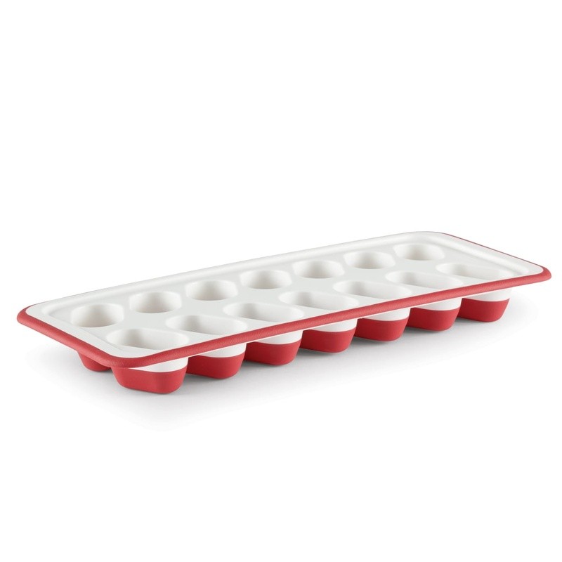 Flexible Ice Cube Tray BPA-Free Easy Release Sturdy Handles Nesting Design New