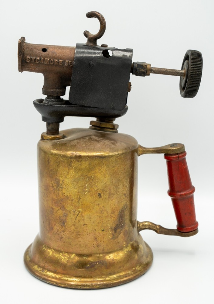 Vintage Turner Brass Blow Torch. Makes a Great Display Piece. Untested.