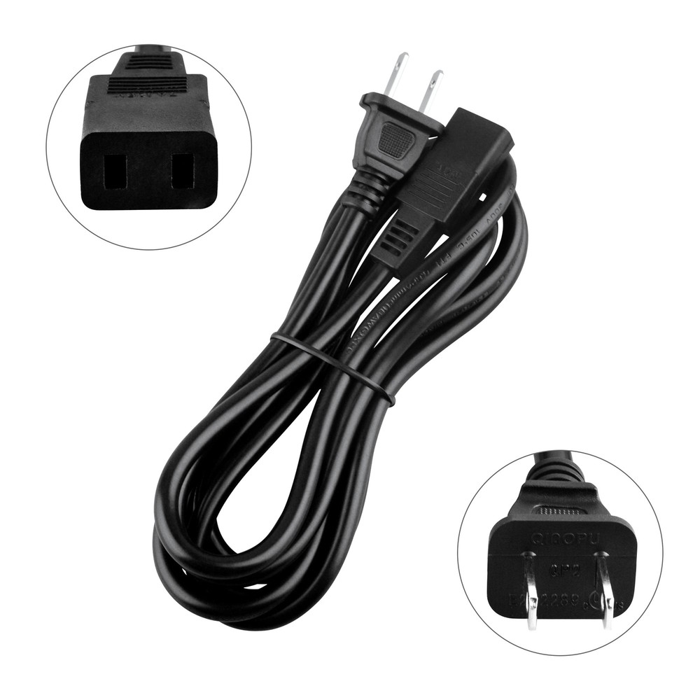 8ft AC Power Cord Cable For Roland E-10 E-20 E-30 E-70 E-86 E-96 E-660 2-Prong