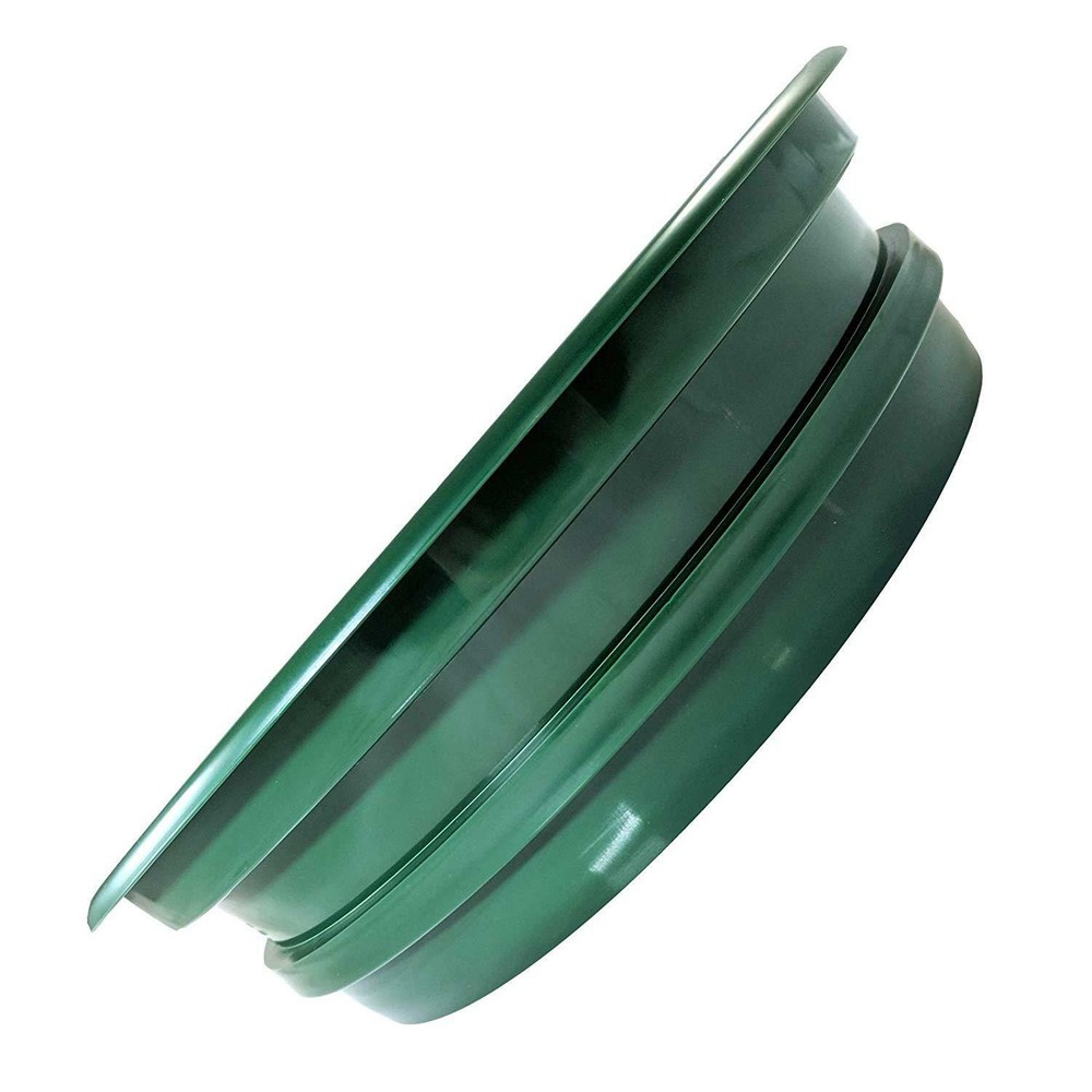 CLASSIFIER SIFTING PAN | 1/2" | STAINLESS STEEL SCREEN EARTH SIFTER STACKABLE
