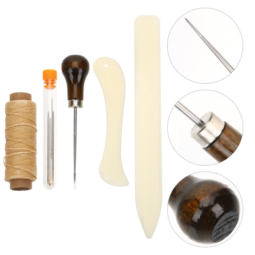 1 Set Bookbinding Kit Leather Sewing DIY Bookbinding Crafts Kit Sewing Tools