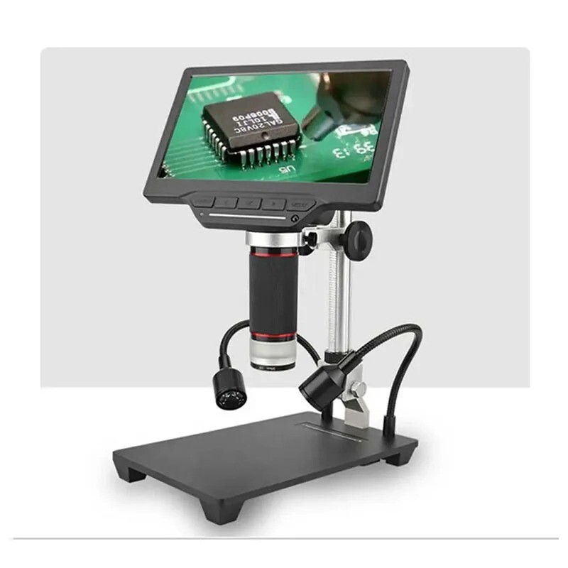 Magnifier with Screen Measuring 16 Million Electron Microscopes with LED Lights