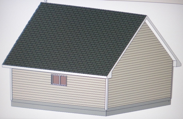 PERMIT READY 20' X 20' GARAGE PLAN DRAWN TO SCALE BLUEPRINTS AND MATERIALS LIST