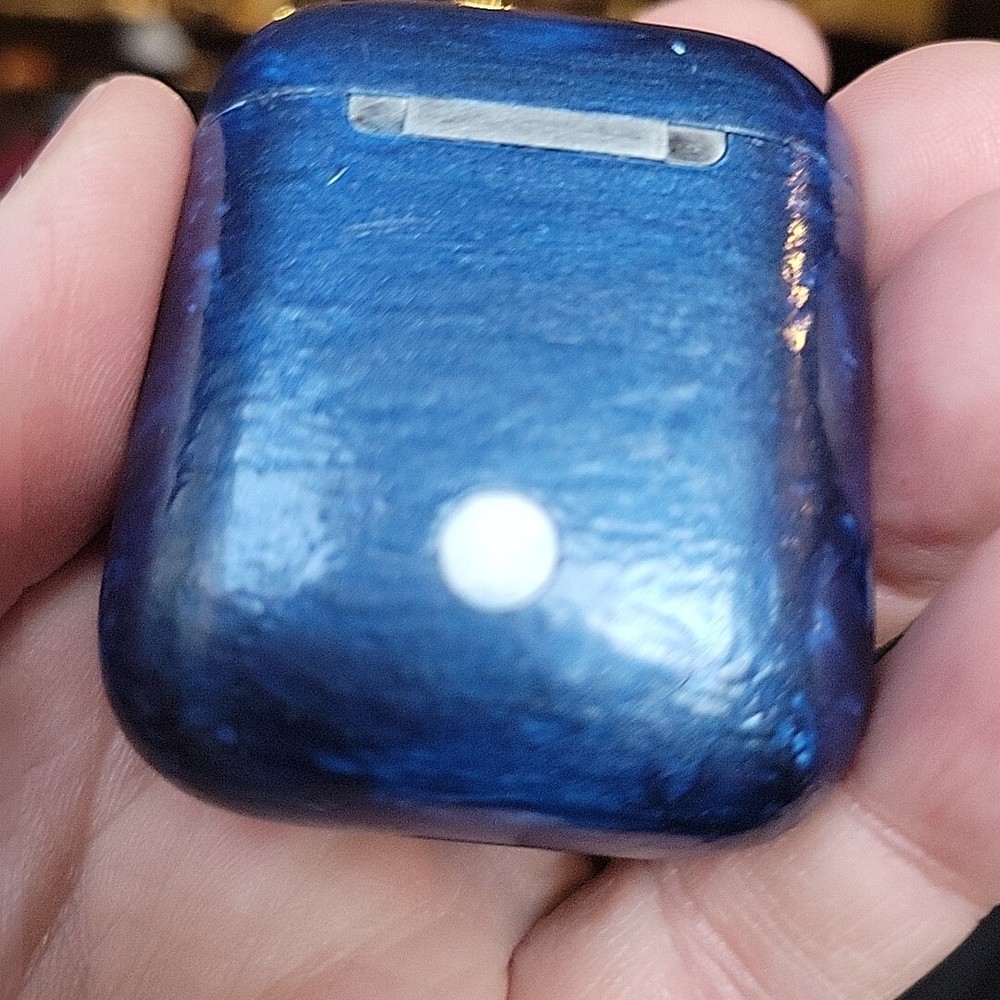 Apple AirPods Charging Case Only Replacement Blue BYU Trashed Customized