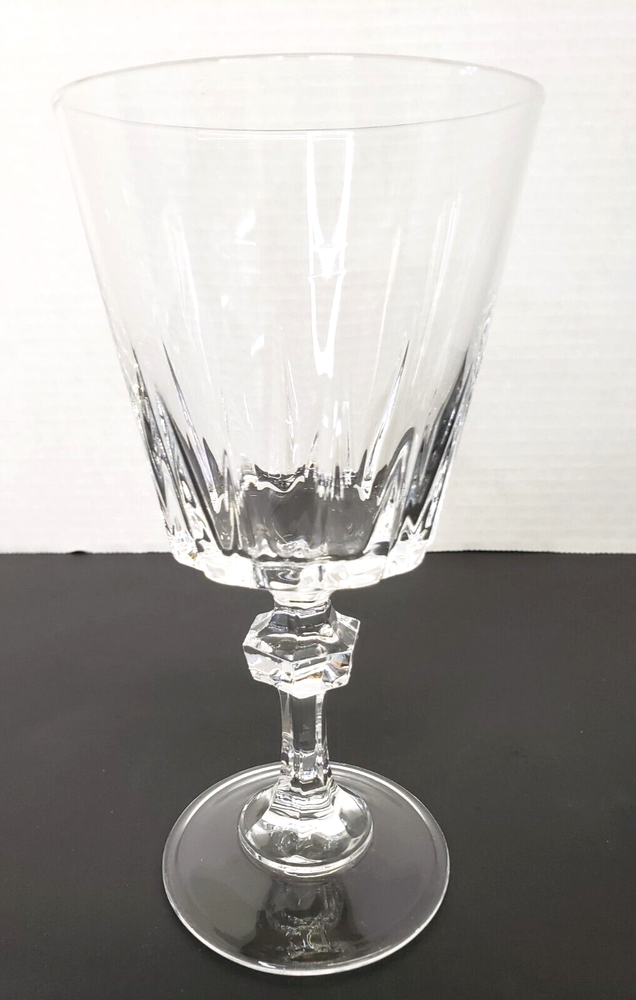 5 Princess House Esprit Water Goblets Glasses 6.75”